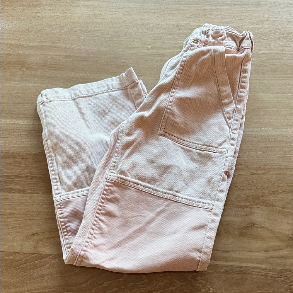 H&M girls Stylish Pink cargo Jeans